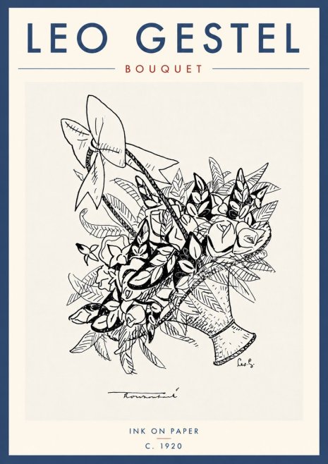 Leo Gestel Bouquet No5 - Poszter