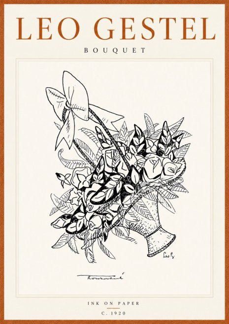 Leo Gestel Bouquet No6 - Poszter