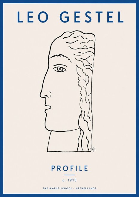 Leo Gestel Profile No2 - Poszter