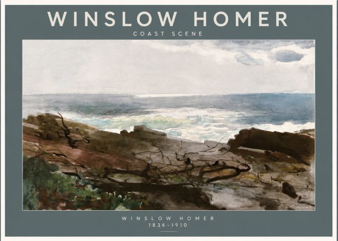Winslow Homer Coast Scene No2 - Poszter
