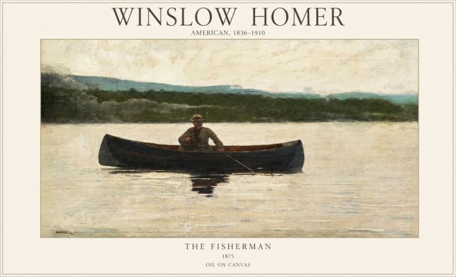 Winslow Homer The Fisherman No1 - Poszter