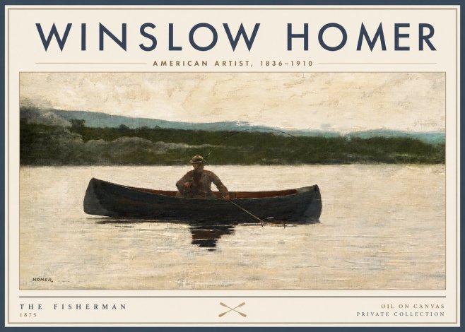 Winslow Homer The Fisherman No2 - Poszter