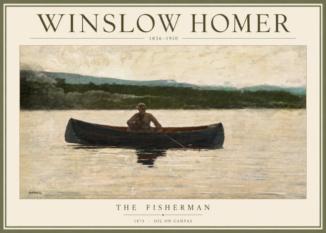 Winslow Homer The Fisherman No3 - Poszter