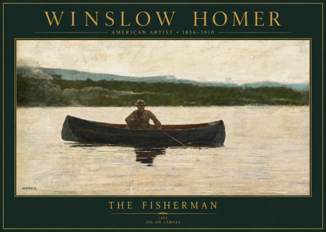 Winslow Homer The Fisherman No5 - Poszter