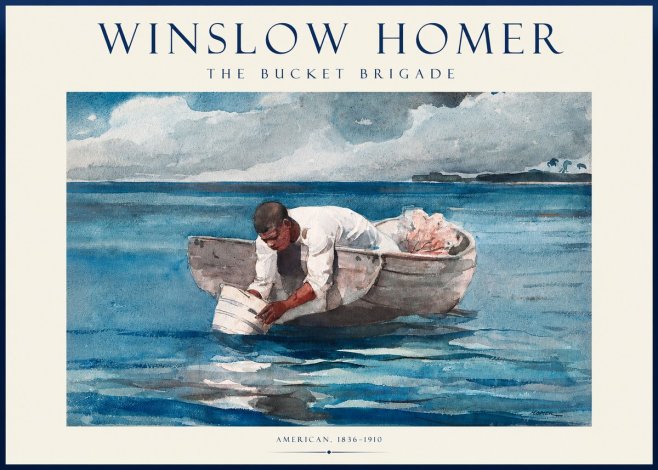 Winslow Homer The Bucket Brigade No1 - Poszter