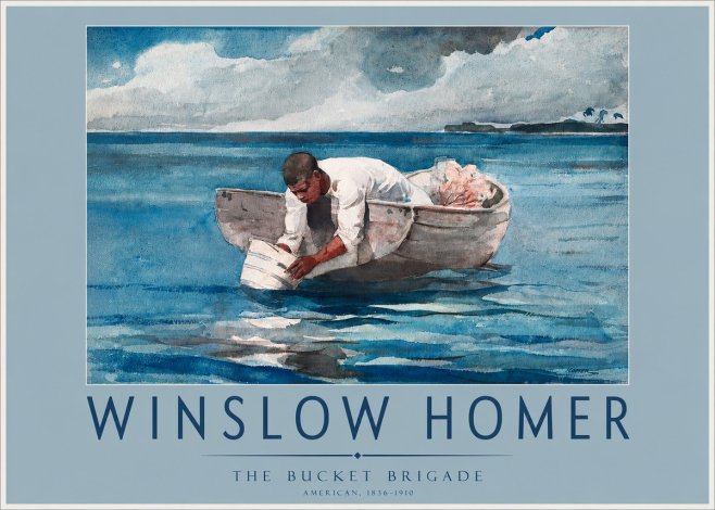 Winslow Homer The Bucket Brigade No2 - Poszter