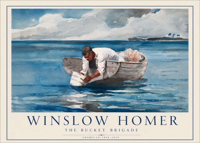 Winslow Homer The Bucket Brigade No5 - Poszter