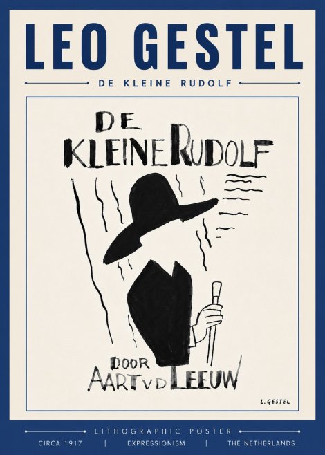 Leo Gestel De Kleine Rudolf No5 - Poszter