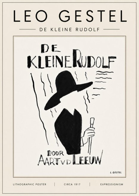 Leo Gestel De Kleine Rudolf No6 - Poszter