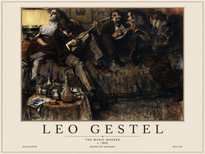 Leo Gestel The Music Makers No1 - Poszter