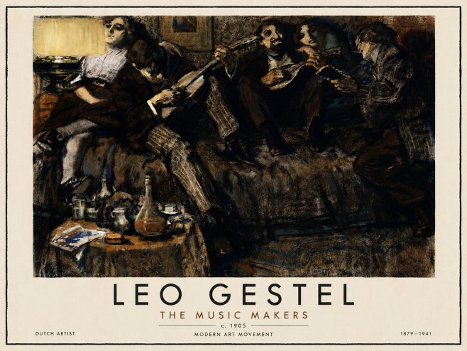 Leo Gestel The Music Makers No5 - Poszter