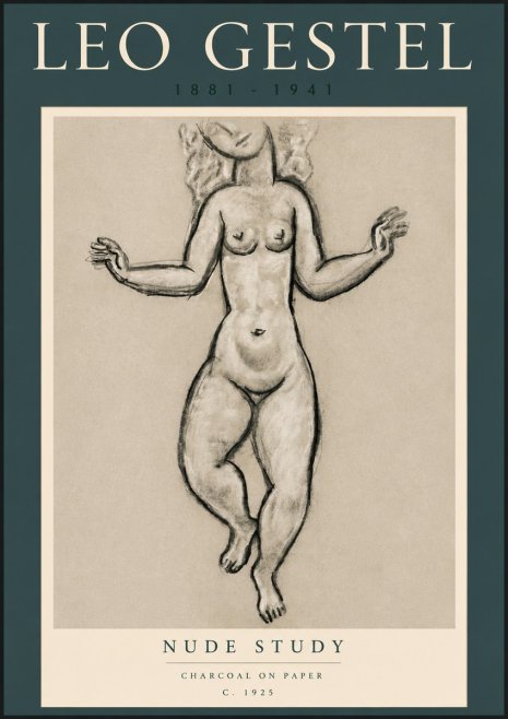 Leo Gestel Nude Study No4 - Poszter