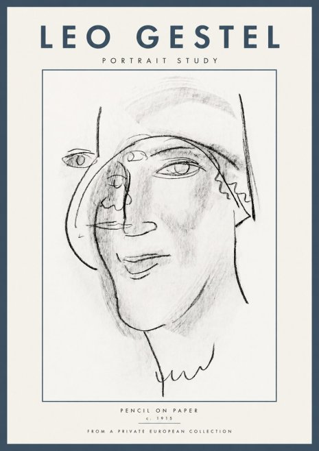 Leo Gestel Portrait Study II No5 - Poszter