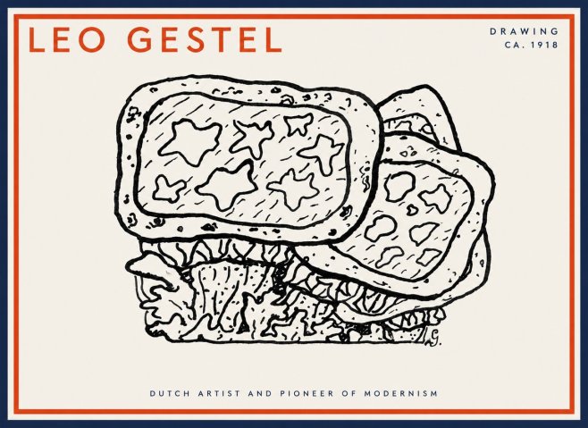 Leo Gestel Drawing Ca. 1918 No2 - Poszter