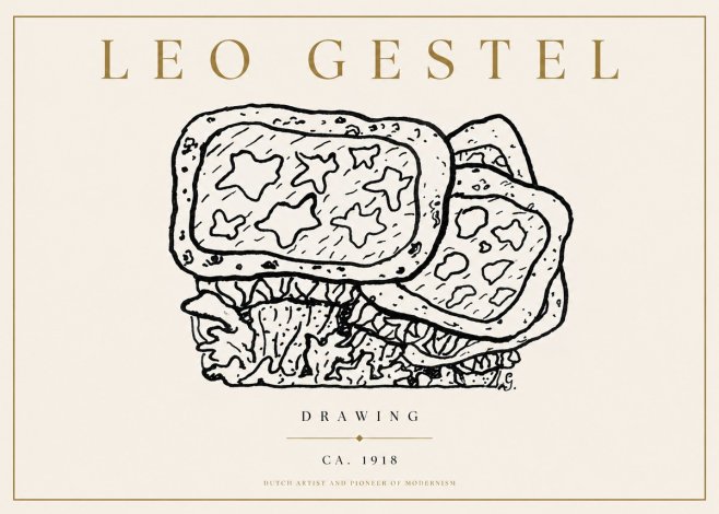 Leo Gestel Drawing Ca. 1918 No3 - Poszter