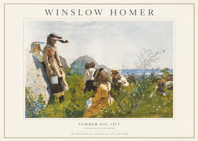Winslow Homer Summer Day, 1873 No1 - Poszter