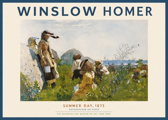 Winslow Homer Summer Day, 1873 No2 - Poszter