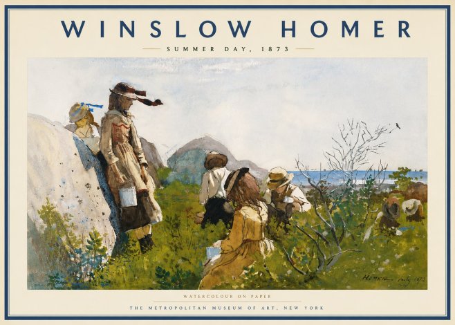 Winslow Homer Summer Day, 1873 No5 - Poszter