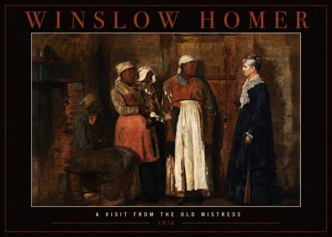Winslow Homer A Visit from the Old Mistress No2 - Poszter
