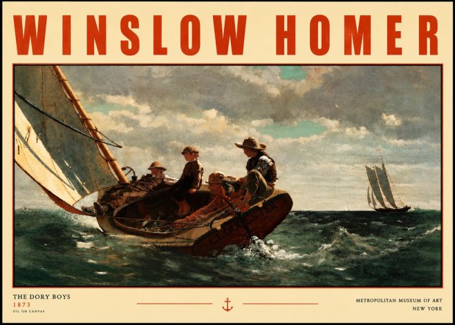 Winslow Homer The Dory Boys No4 - Poszter