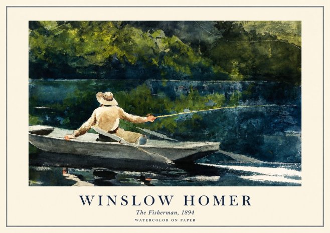 Winslow Homer The Fisherman, 1894 No1 - Poszter