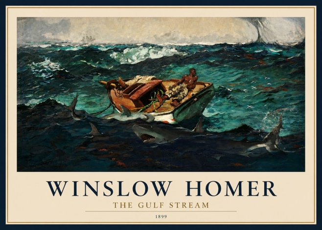Winslow Homer The Gulf Stream No2 - Poszter
