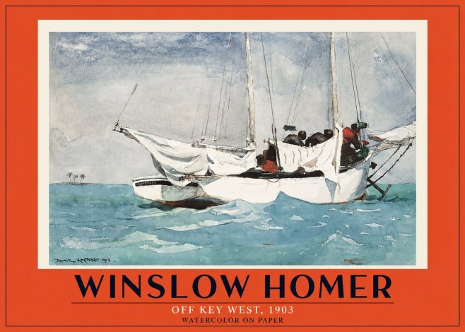 Winslow Homer Off Key West, 1903 No3 - Poszter