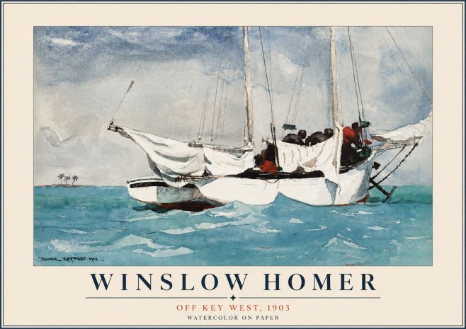 Winslow Homer Off Key West, 1903 No6 - Poszter