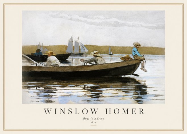 Winslow Homer Boys in a Dory II No1 - Poszter