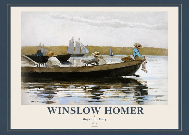 Winslow Homer Boys in a Dory II No2 - Poszter