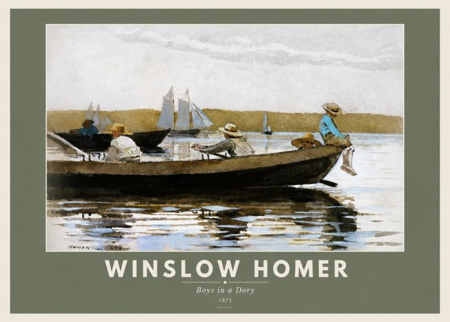 Winslow Homer Boys in a Dory II No3 - Poszter