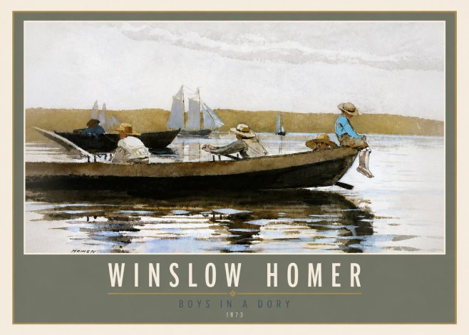 Winslow Homer Boys in a Dory II No5 - Poszter