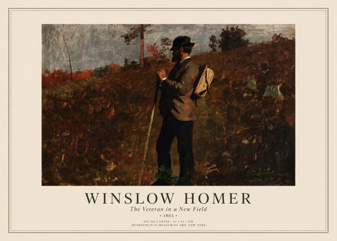 Winslow Homer The Veteran in a New Field No1 - Poszter