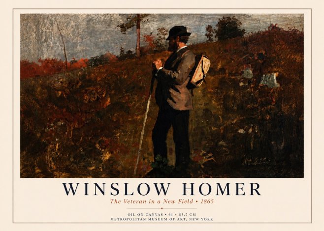 Winslow Homer The Veteran in a New Field No4 - Poszter