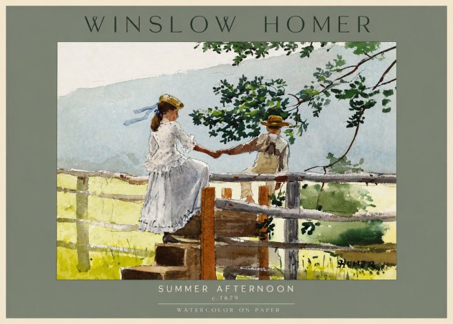 Winslow Homer Summer Afternoon No2 - Poszter