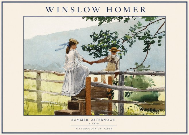 Winslow Homer Summer Afternoon No3 - Poszter