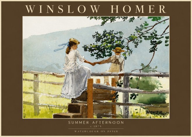 Winslow Homer Summer Afternoon No4 - Poszter
