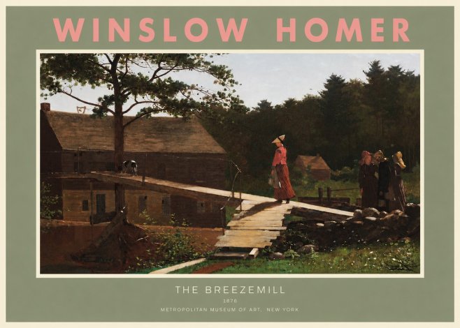 Winslow Homer The Breezemill No2 - Poszter