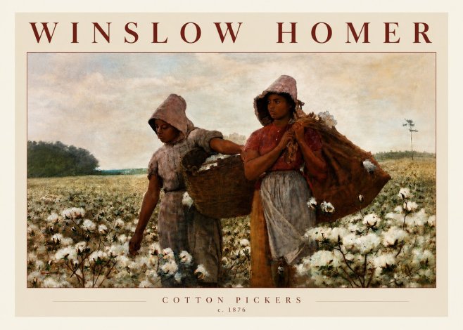Winslow Homer Cotton Pickers No5 - Poszter