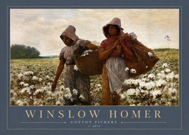 Winslow Homer Cotton Pickers No6 - Poszter