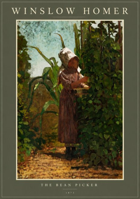 Winslow Homer The Bean Picker No2 - Poszter
