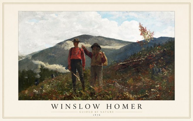 Winslow Homer The Two Guides No1 - Poszter