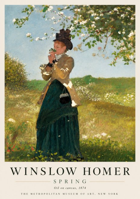 Winslow Homer Spring No4 - Poszter