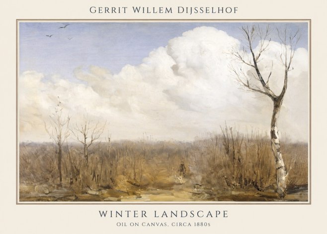 Gerrit Willem Dijsselhof Winter Landscape No1 - Poszter