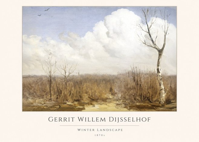 Gerrit Willem Dijsselhof Winter Landscape No4 - Poszter