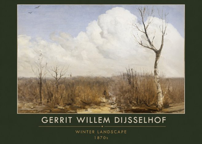 Gerrit Willem Dijsselhof Winter Landscape No5 - Poszter