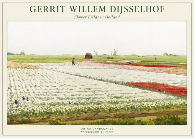 Gerrit Willem Dijsselhof Bulb Fields Near Hillegom No2 - Poszter