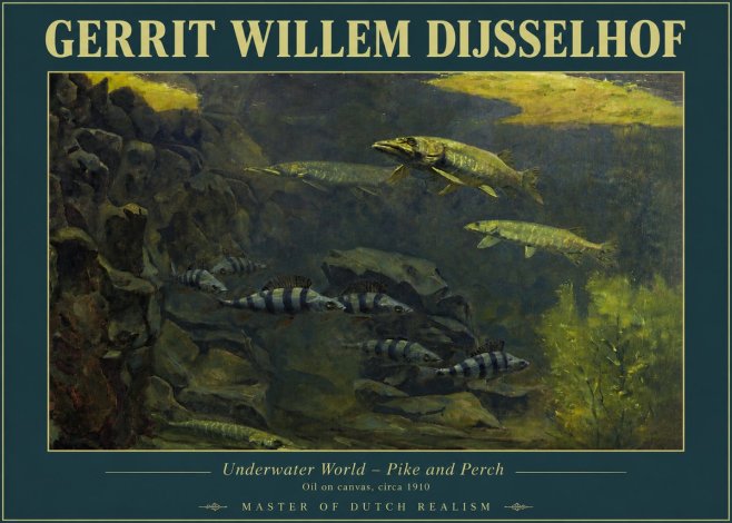 Gerrit Willem Dijsselhof Underwater Life No4 - Poszter