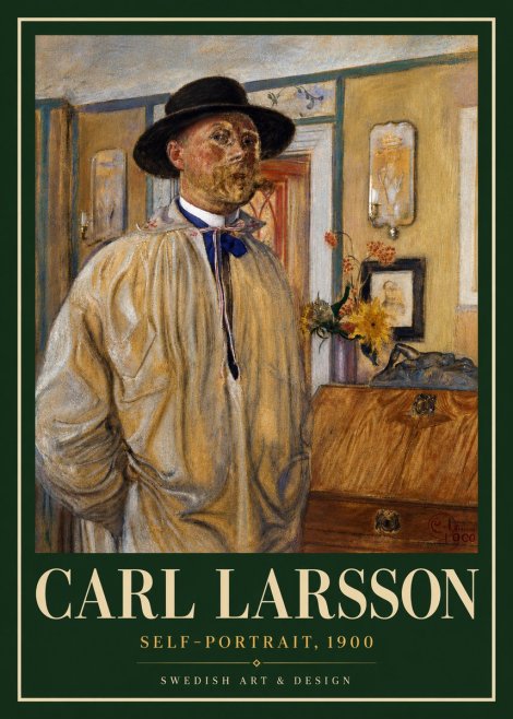 Carl Larsson Self-portrait No6 - Poszter