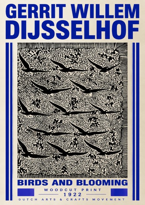 Gerrit Willem Dijsselhof Decorative Design No5 - Poszter